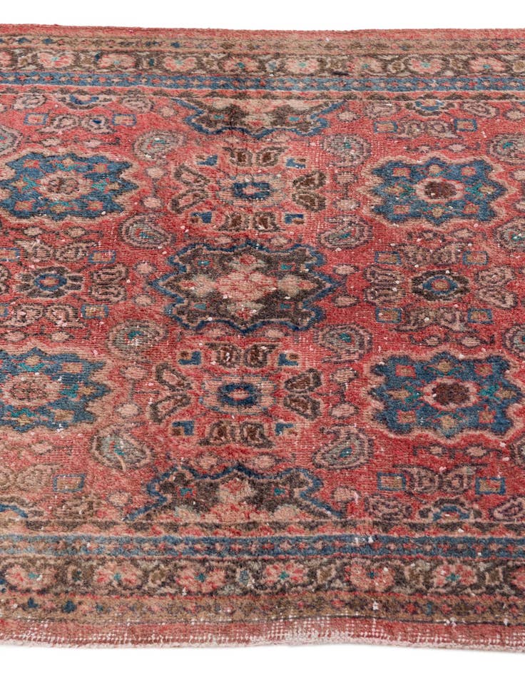 Detail image of  2' 10 x 5' 5  Hand Knotted Ultra Vintage Persian Wool Rug