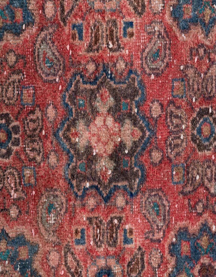 Detail image of  2' 10 x 5' 5  Hand Knotted Ultra Vintage Persian Wool Rug