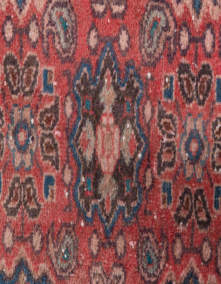 Detail image of  2' 10 x 5' 5  Hand Knotted Ultra Vintage Persian Wool Rug