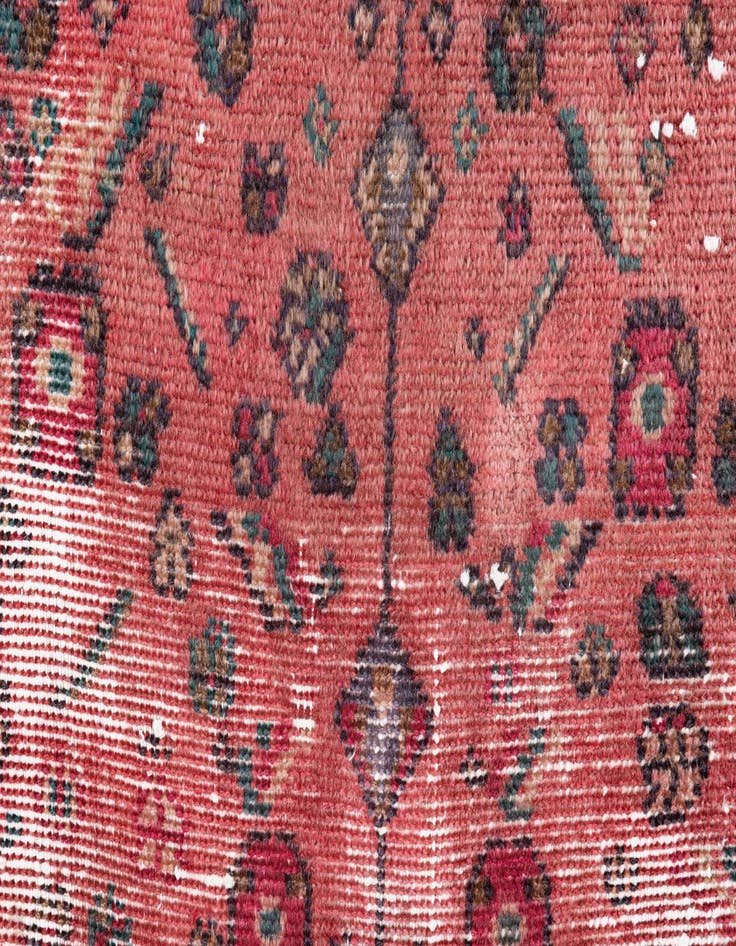 Detail image of  3' 3 x 6' 4  Hand Knotted Ultra Vintage Persian Wool Rug