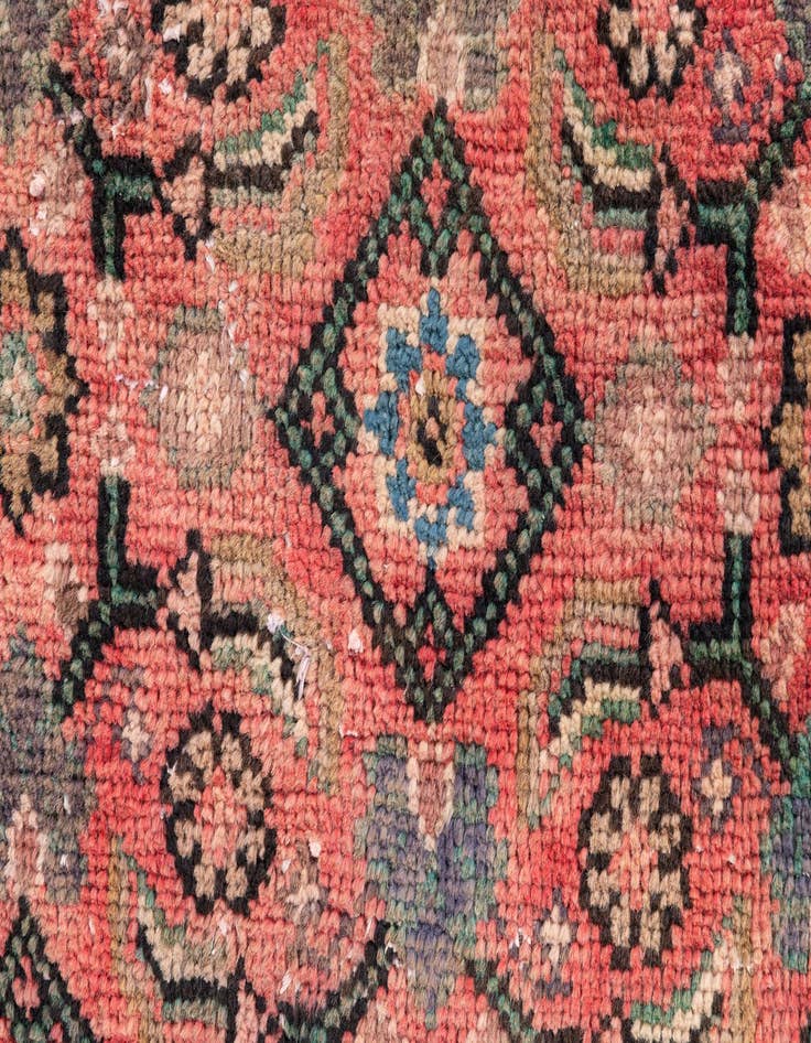 Detail image of  3' 6 x 4' 7  Hand Knotted Ultra Vintage Persian Wool Rug