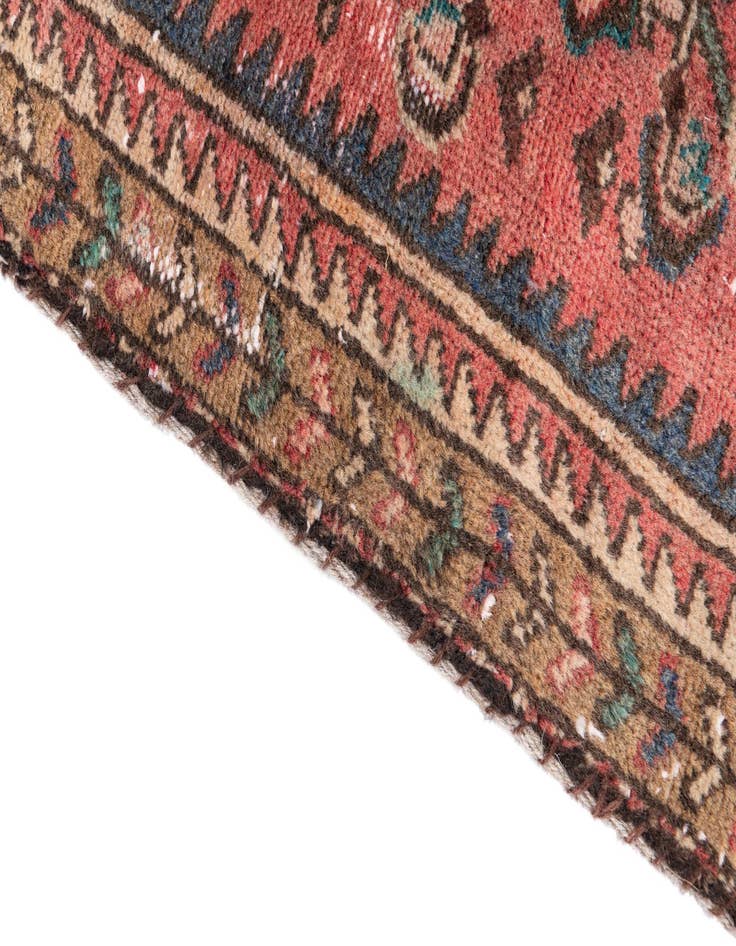 Detail image of  3' 7 x 6' 5  Hand Knotted Ultra Vintage Persian Wool Rug