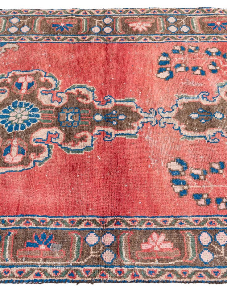 Detail image of  3' 9 x 5' 2  Hand Knotted Ultra Vintage Persian Wool Rug