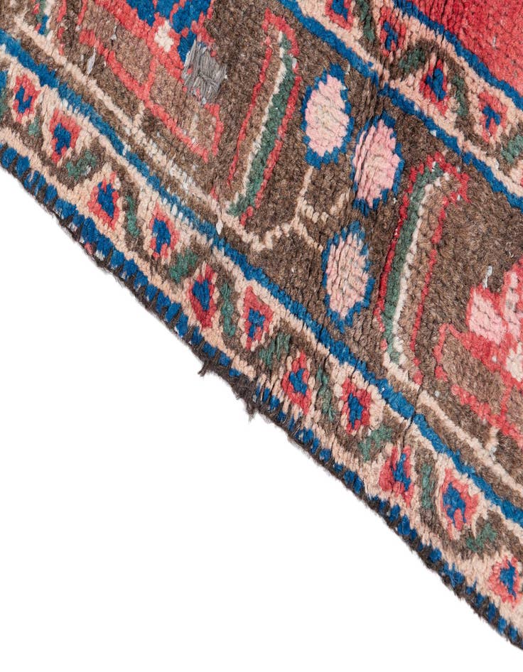 Detail image of  3' 9 x 5' 2  Hand Knotted Ultra Vintage Persian Wool Rug
