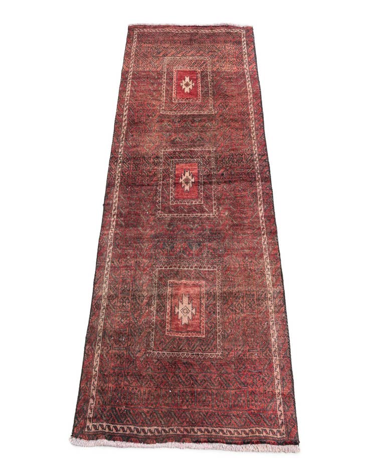 Detail image of  3' x 5' 4  Hand Knotted Ultra Vintage Persian Wool Rug