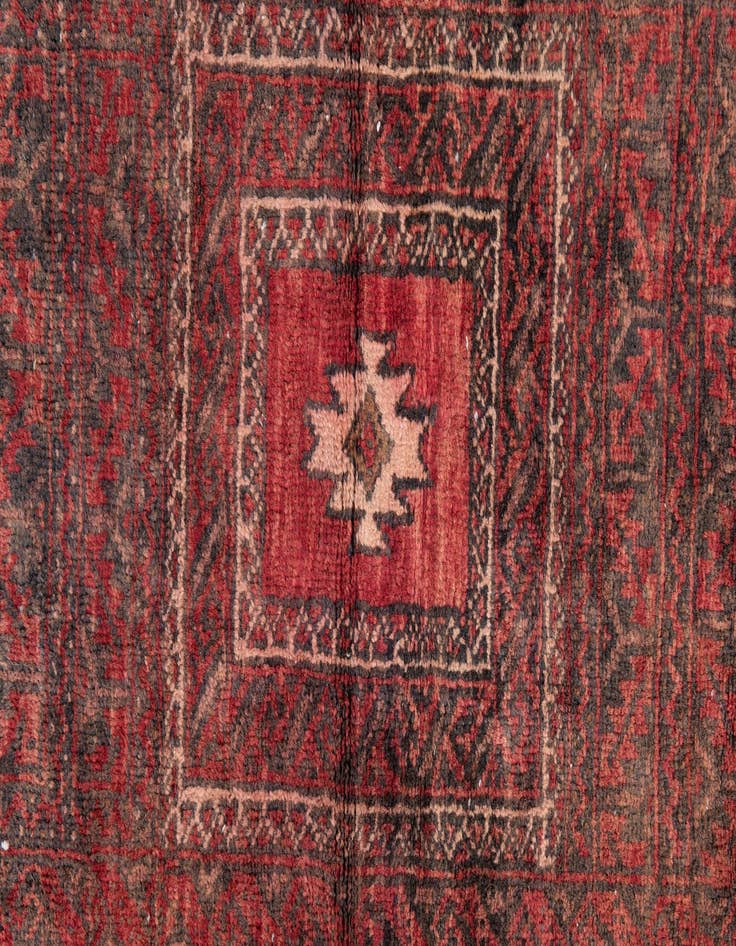 Detail image of  3' x 5' 4  Hand Knotted Ultra Vintage Persian Wool Rug
