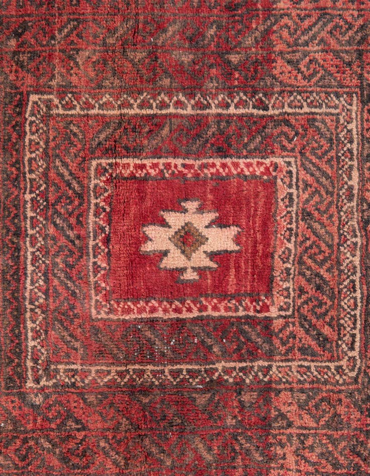 Detail image of  3' x 5' 4  Hand Knotted Ultra Vintage Persian Wool Rug