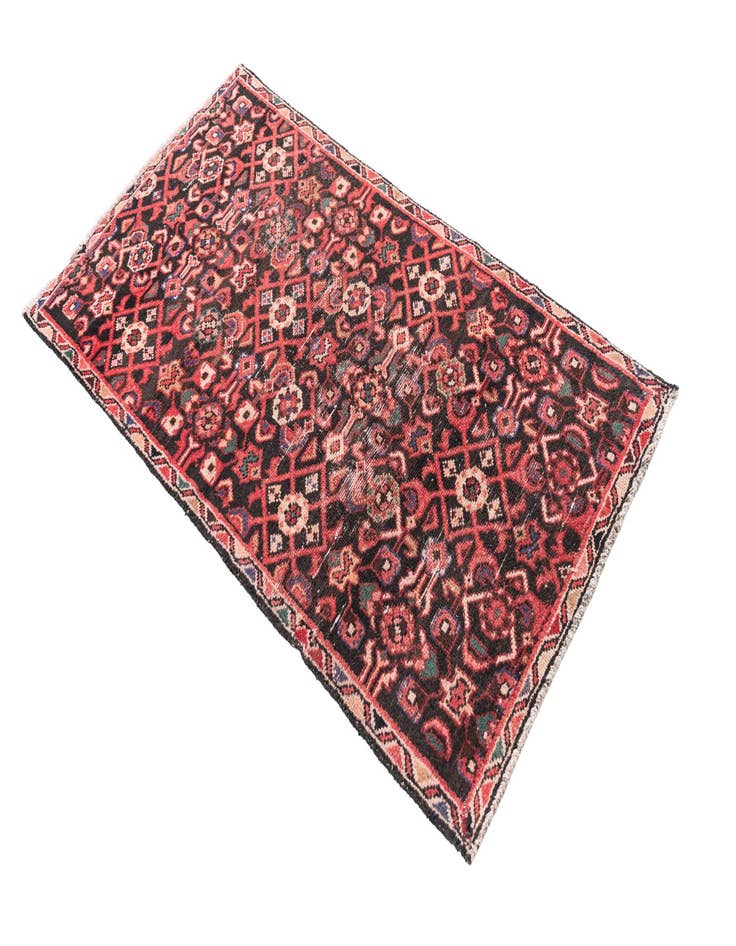 Detail image of  2' 8 x 5' 2  Hand Knotted Ultra Vintage Persian Wool Rug