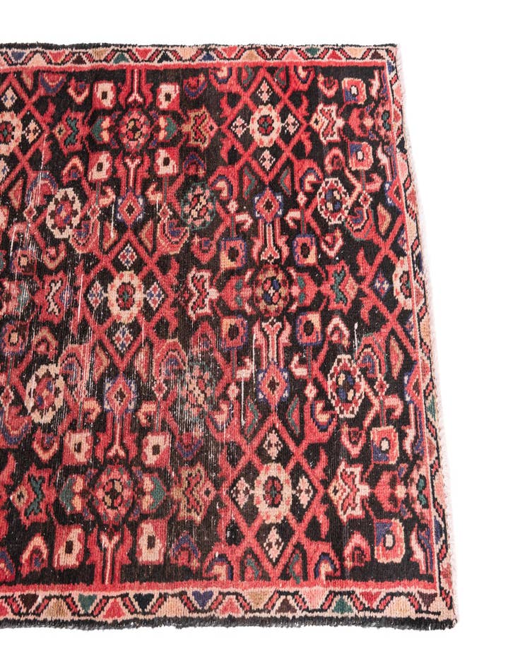 Detail image of  2' 8 x 5' 2  Hand Knotted Ultra Vintage Persian Wool Rug