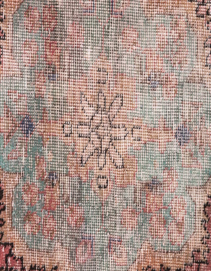 Detail image of  3' 1 x 5'  Hand Knotted Ultra Vintage Persian Wool Rug