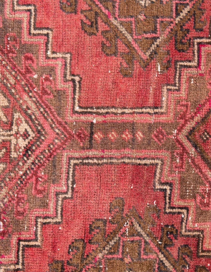 Detail image of  3' 3 x 4' 2  Hand Knotted Ultra Vintage Persian Wool Rug