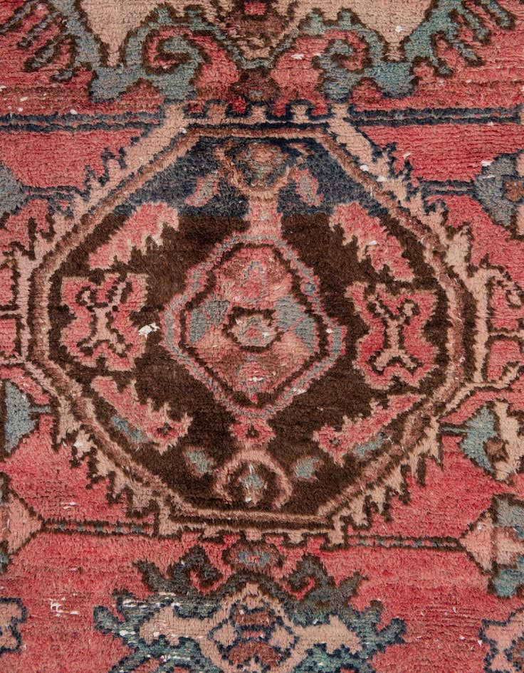 Detail image of  3' 6 x 5' 6  Hand Knotted Ultra Vintage Persian Wool Rug