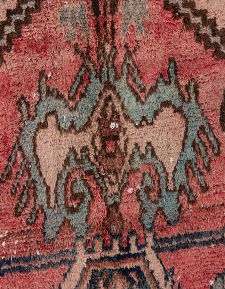 Detail image of  3' 6 x 5' 6  Hand Knotted Ultra Vintage Persian Wool Rug