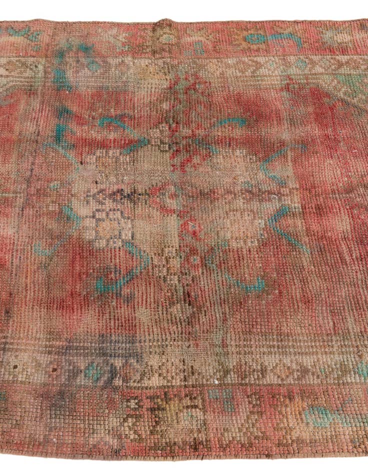 Detail image of  3' 3 x 5' 10  Hand Knotted Ultra Vintage Persian Wool Rug