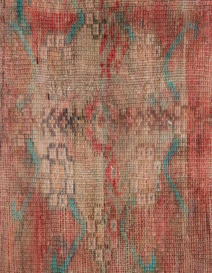 Detail image of  3' 3 x 5' 10  Hand Knotted Ultra Vintage Persian Wool Rug