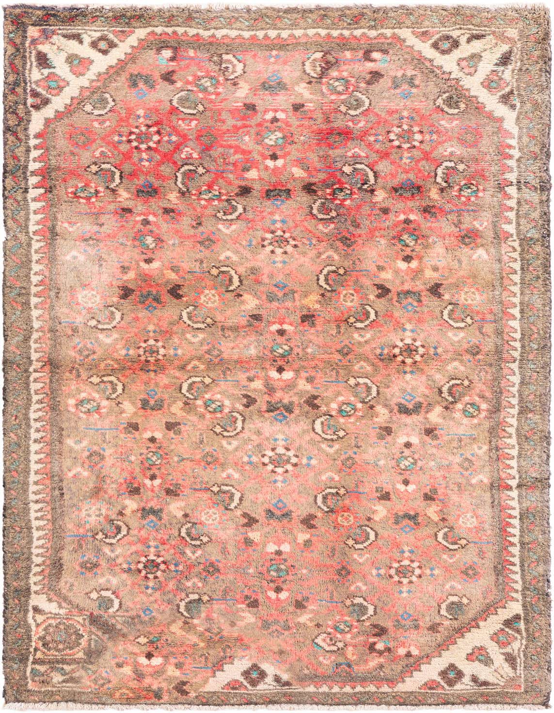 Primary image  2' 8 x 4' 7  Hand Knotted Ultra Vintage Persian Wool Rug
