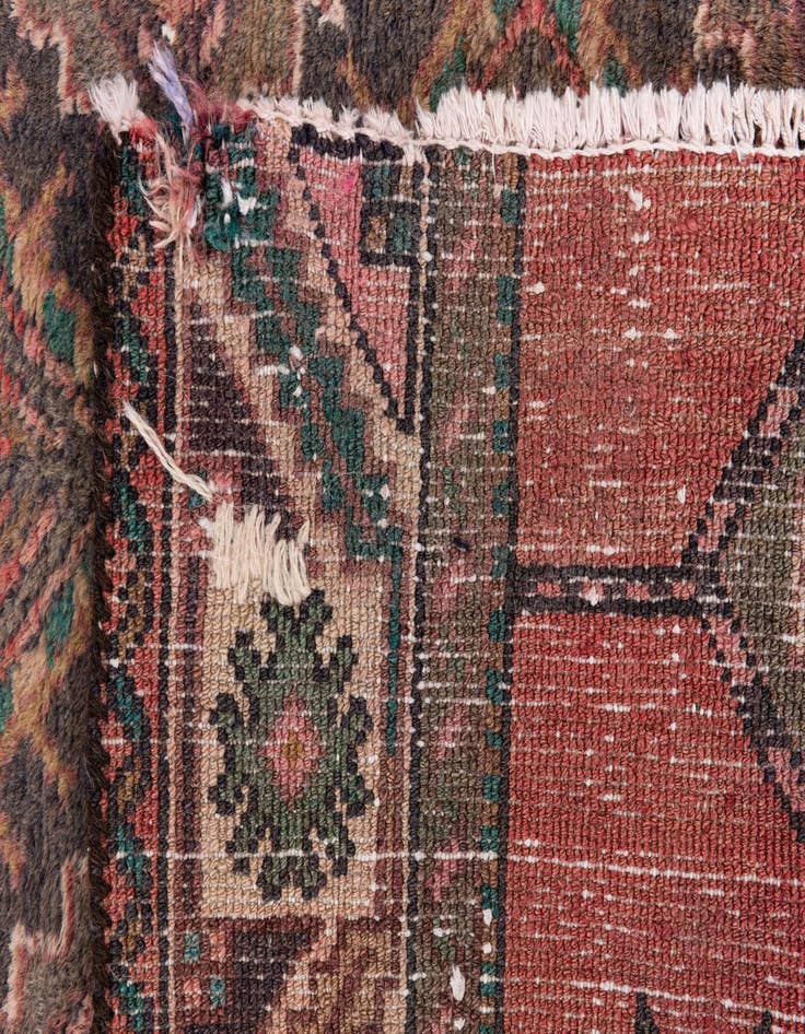 Detail image of  3' 1 x 4' 6  Hand Knotted Ultra Vintage Persian Wool Rug