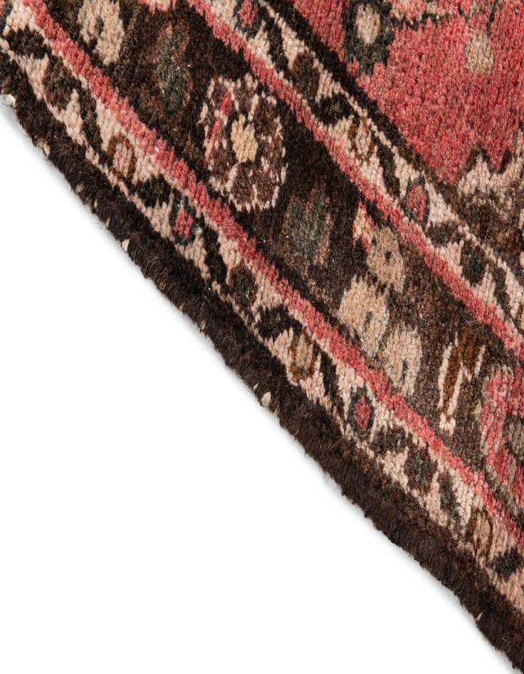 Detail image of  3' 5 x 4' 9  Hand Knotted Ultra Vintage Persian Wool Rug