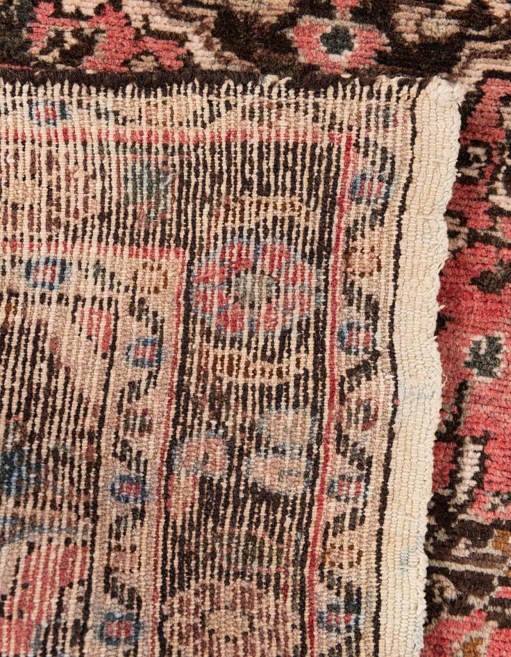 Detail image of  3' 5 x 4' 9  Hand Knotted Ultra Vintage Persian Wool Rug