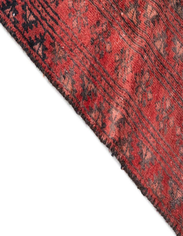 Detail image of  3' 9 x 5' 7  Hand Knotted Ultra Vintage Persian Wool Rug