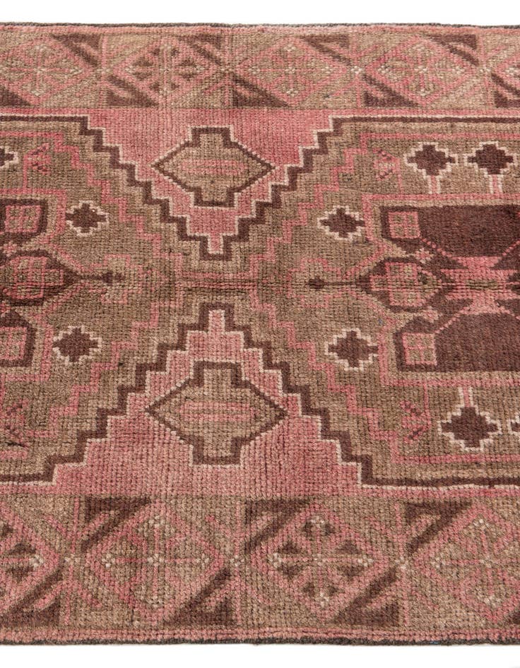 Detail image of  2' 9 x 4' 9  Hand Knotted Ultra Vintage Persian Wool Rug