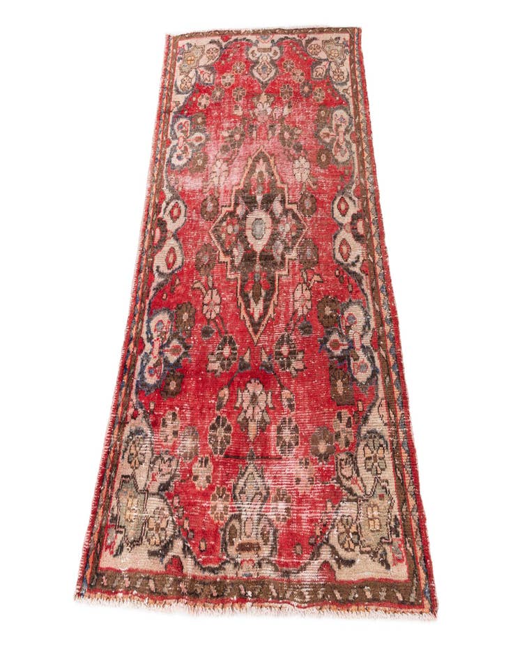 Detail image of  4' x 6' 3  Hand Knotted Ultra Vintage Persian Wool Rug