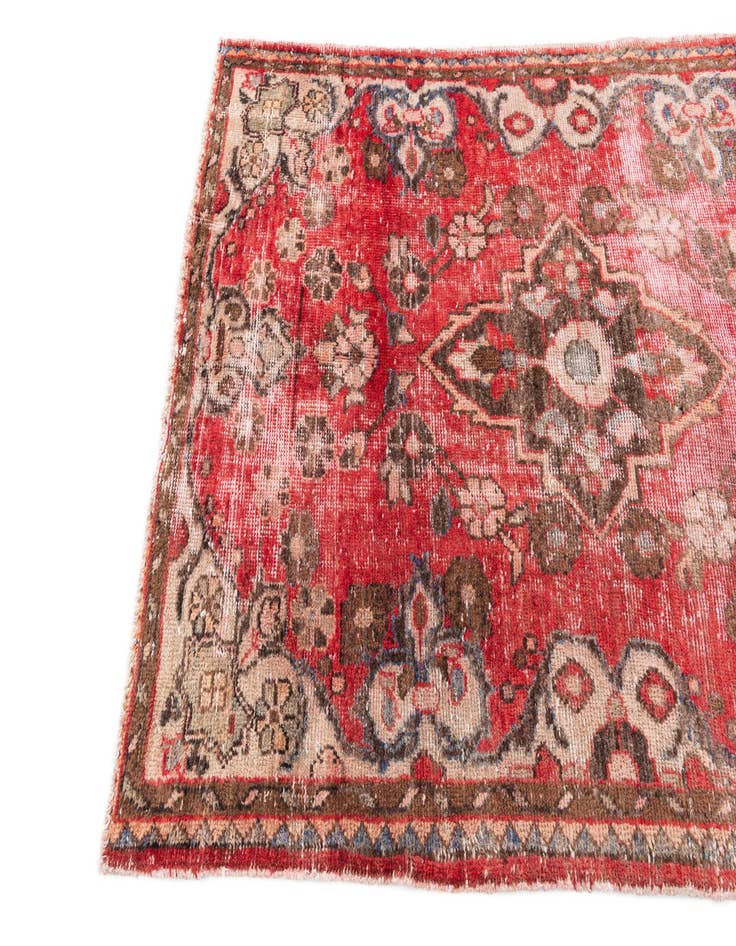 Detail image of  4' x 6' 3  Hand Knotted Ultra Vintage Persian Wool Rug