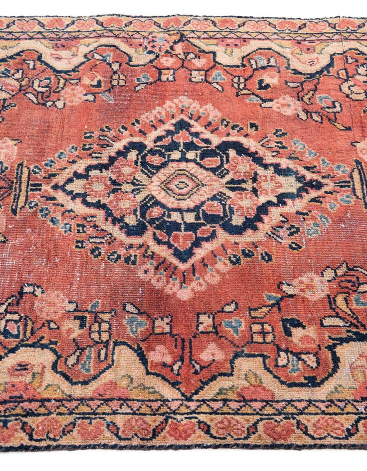 Detail image of  3' 3 x 5' 6  Hand Knotted Ultra Vintage Persian Wool Rug