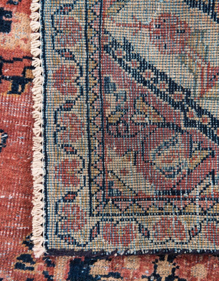 Detail image of  3' 3 x 5' 6  Hand Knotted Ultra Vintage Persian Wool Rug