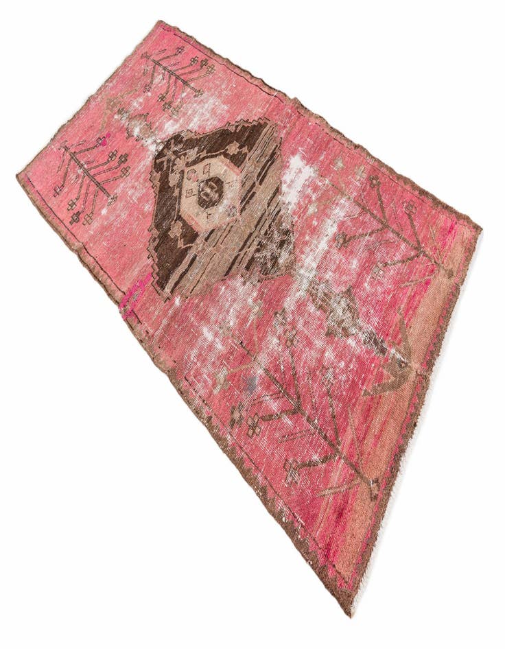 Detail image of  4' x 7' 8  Hand Knotted Ultra Vintage Persian Wool Rug