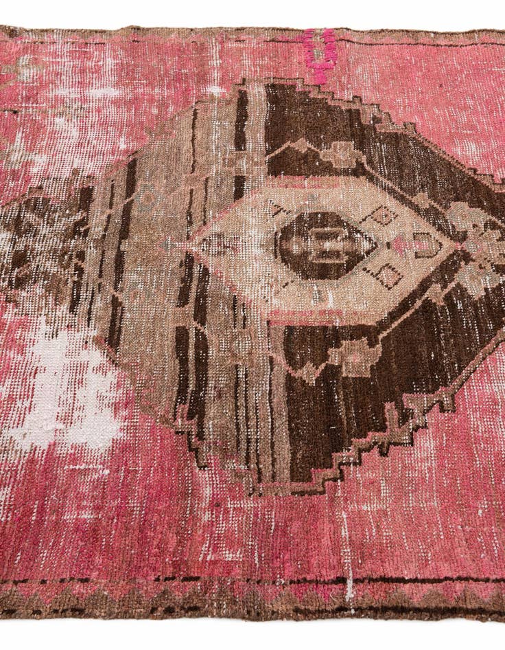 Detail image of  4' x 7' 8  Hand Knotted Ultra Vintage Persian Wool Rug