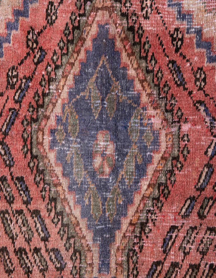 Detail image of  5' 2 x 6' 6  Hand Knotted Ultra Vintage Persian Wool Rug