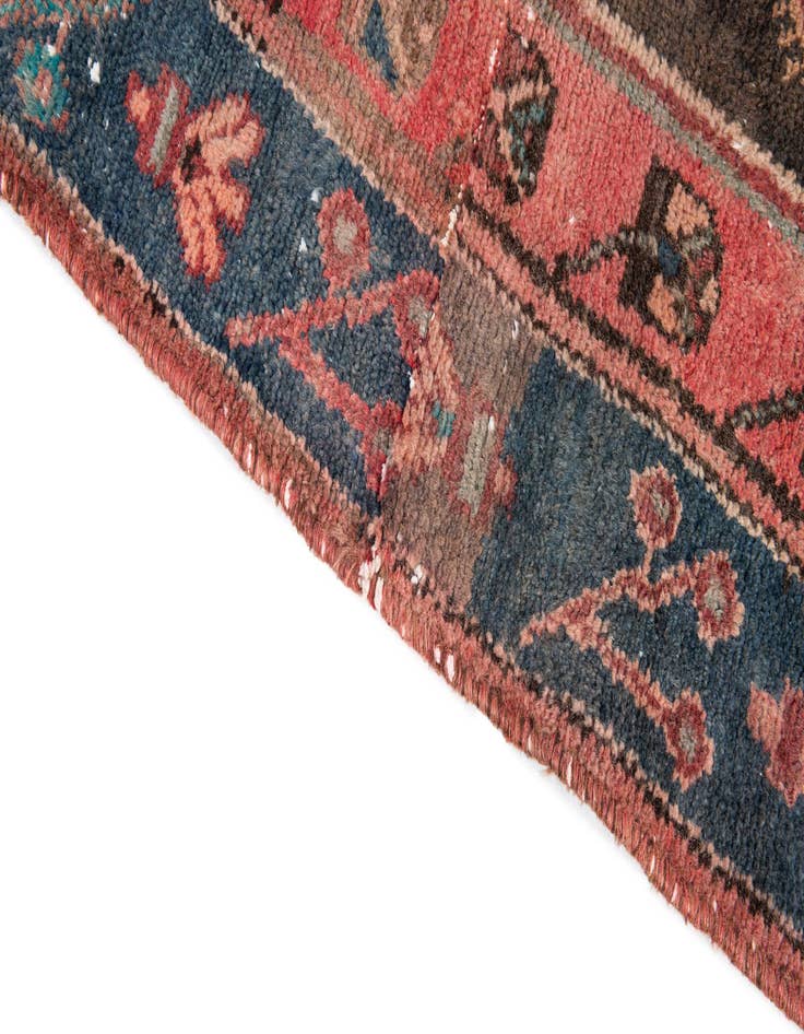 Detail image of  4' 2 x 5' 5  Hand Knotted Ultra Vintage Persian Wool Rug
