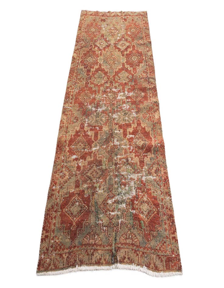 Detail image of  4' x 7' 6  Hand Knotted Ultra Vintage Persian Wool Rug