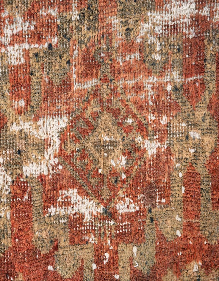 Detail image of  4' x 7' 6  Hand Knotted Ultra Vintage Persian Wool Rug
