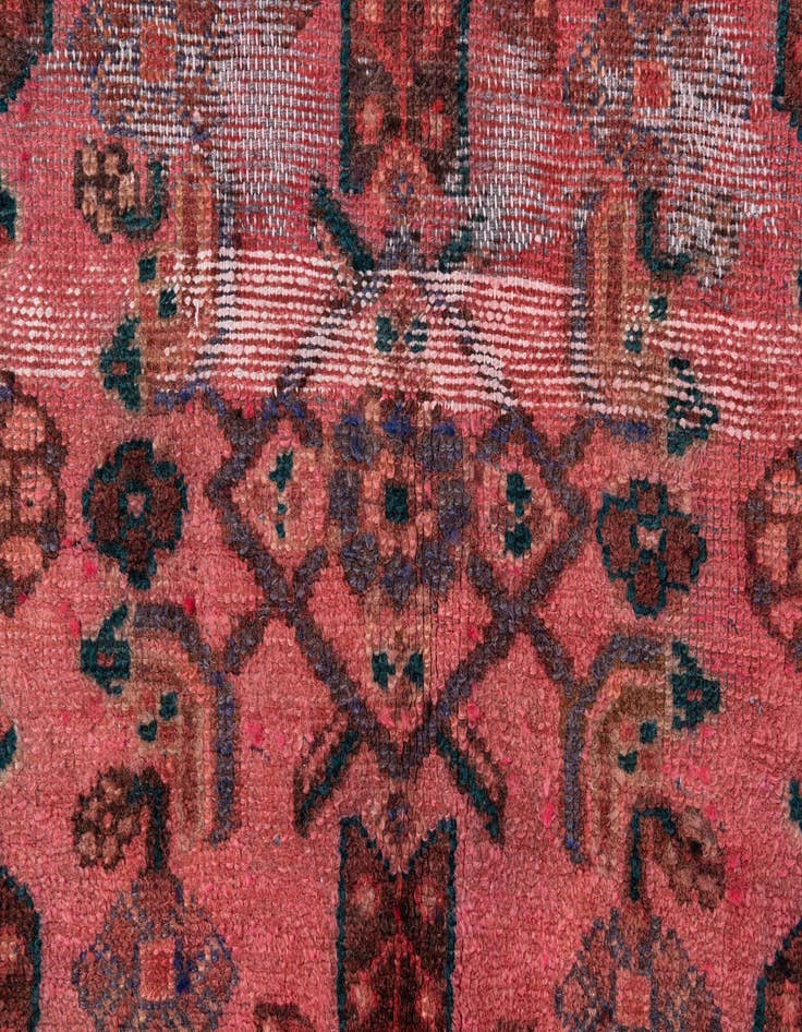 Detail image of  4' x 6' 10  Hand Knotted Ultra Vintage Persian Wool Rug