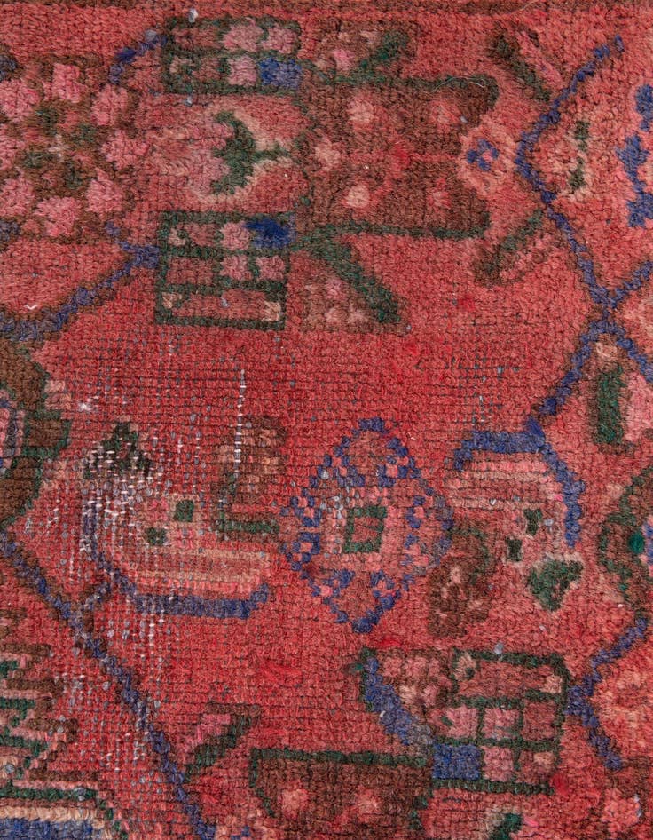 Detail image of  4' x 6' 10  Hand Knotted Ultra Vintage Persian Wool Rug