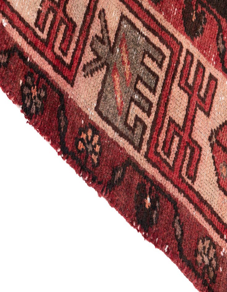 Detail image of  4' 3 x 7' 1  Hand Knotted Ultra Vintage Persian Wool Rug