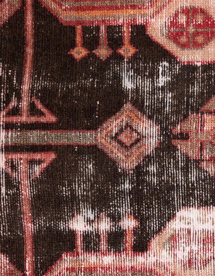 Detail image of  4' 3 x 7' 1  Hand Knotted Ultra Vintage Persian Wool Rug