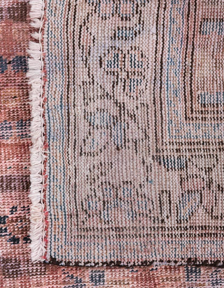 Detail image of  4' 2 x 6' 2  Hand Knotted Ultra Vintage Persian Wool Rug