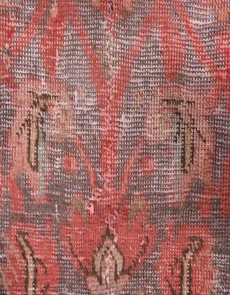 Detail image of  3' 6 x 4' 9  Hand Knotted Ultra Vintage Persian Wool Rug