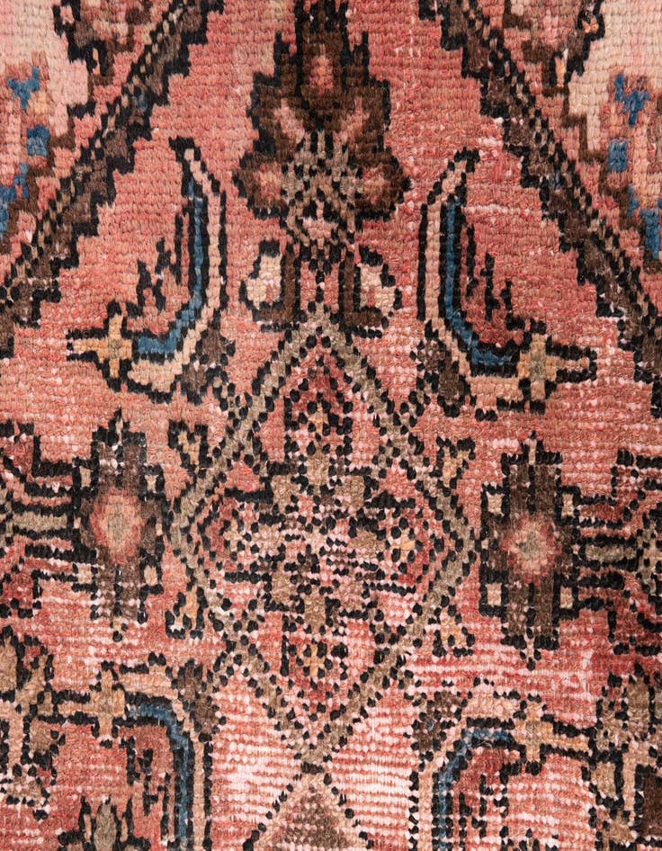 Detail image of  3' 2 x 5' 3  Hand Knotted Ultra Vintage Persian Wool Rug