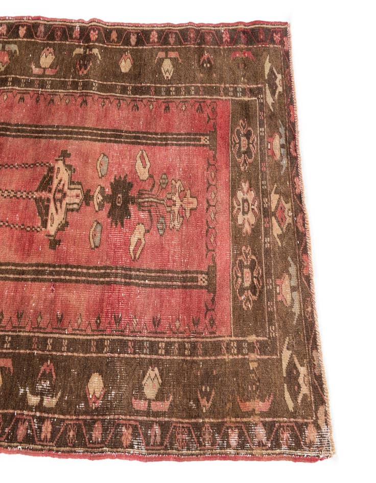 Detail image of  3' 3 x 5' 10  Hand Knotted Ultra Vintage Persian Wool Rug