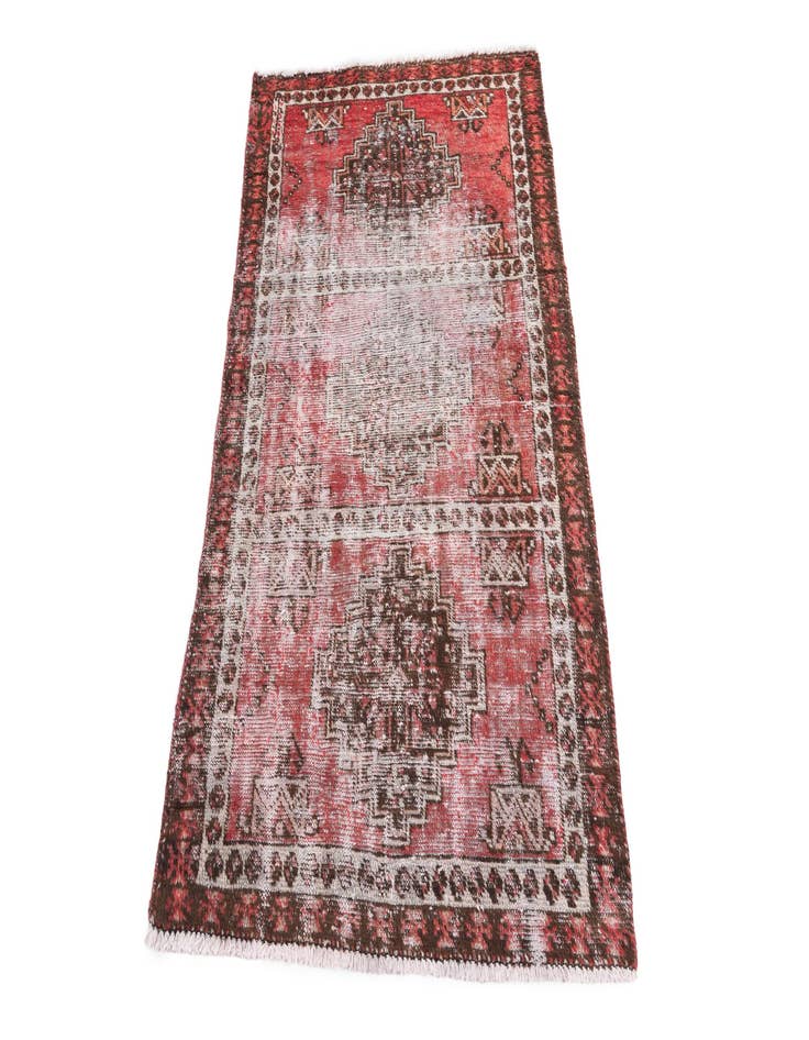 Detail image of  3' 2 x 5' 3  Hand Knotted Ultra Vintage Persian Wool Rug