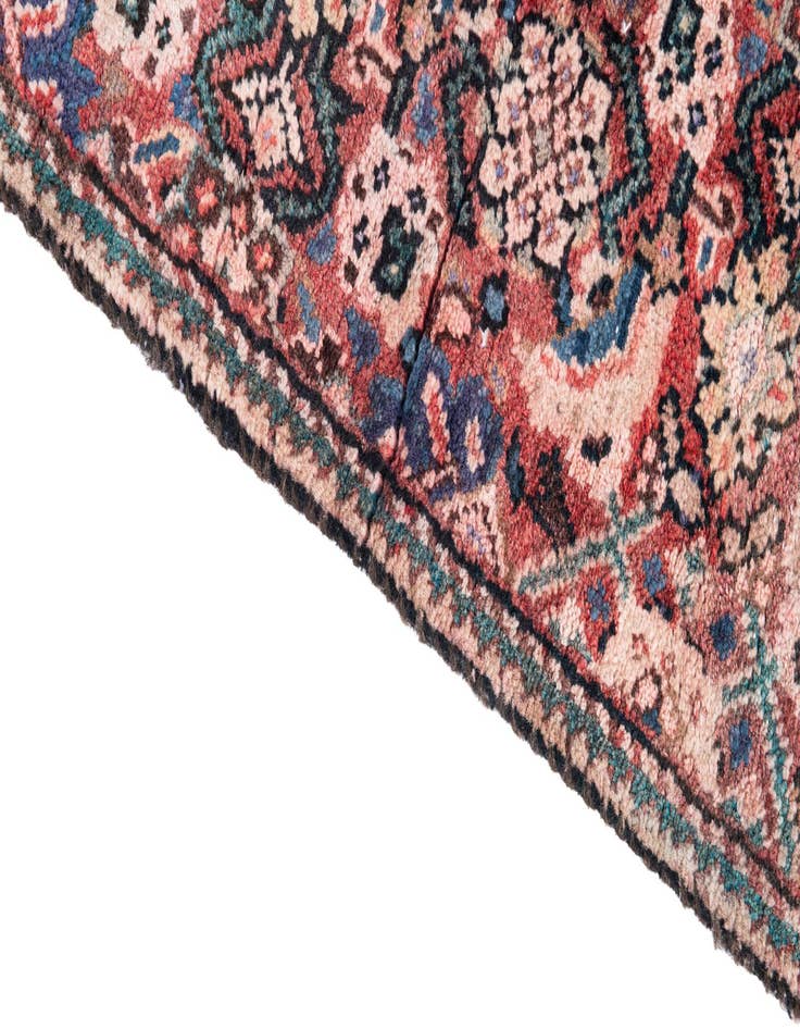 Detail image of  4' x 5' 2  Hand Knotted Ultra Vintage Persian Wool Rug