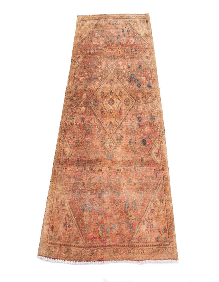 Detail image of  3' 4 x 5' 9  Hand Knotted Ultra Vintage Persian Wool Rug