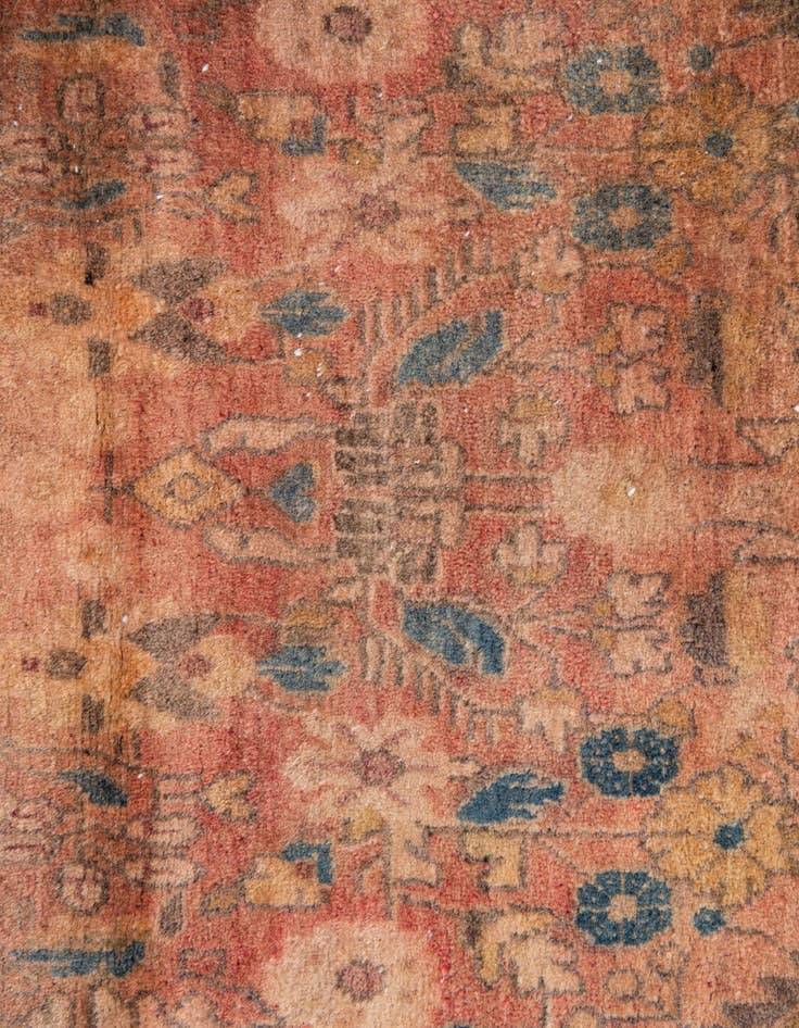 Detail image of  3' 4 x 5' 9  Hand Knotted Ultra Vintage Persian Wool Rug