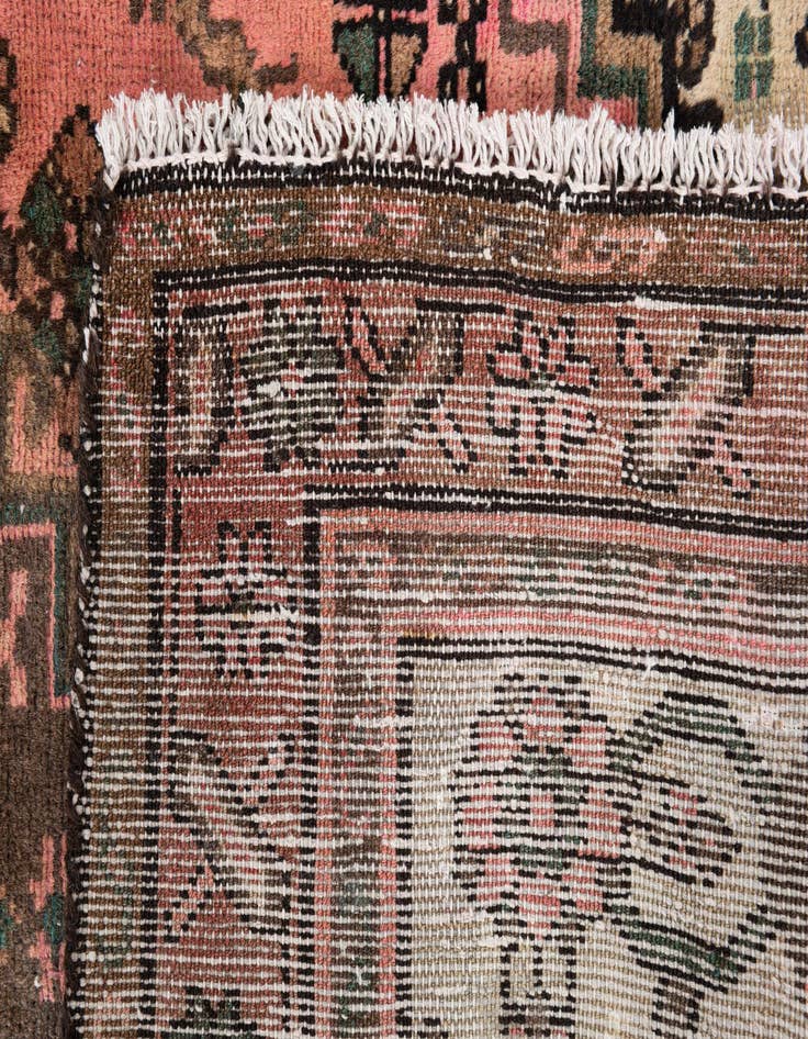 Detail image of  3' 3 x 6' 4  Hand Knotted Ultra Vintage Persian Wool Rug
