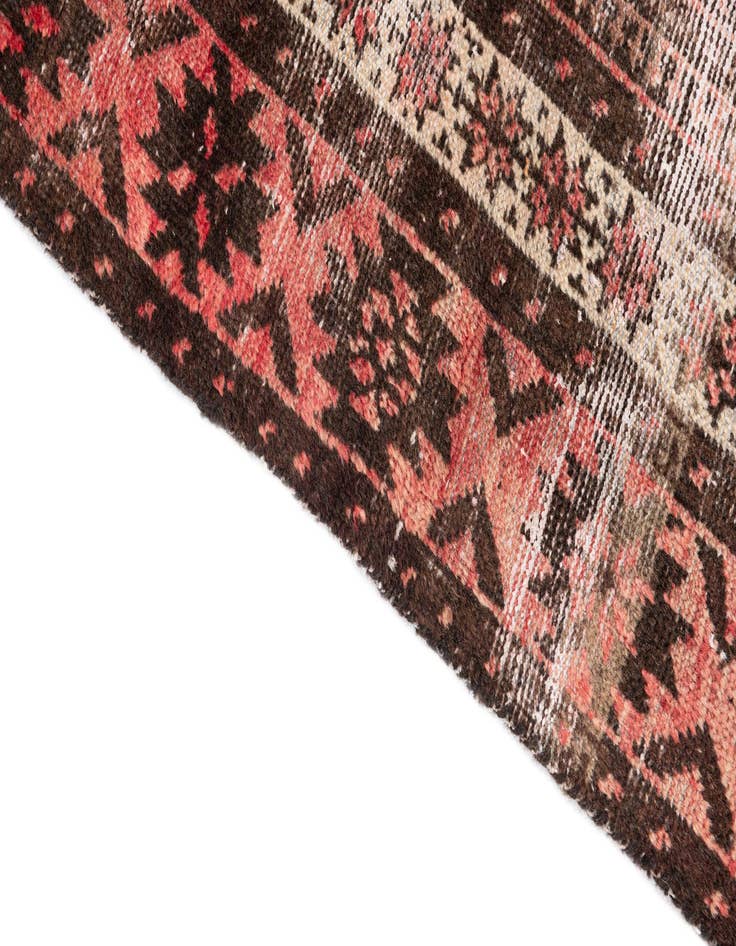 Detail image of  3' 2 x 6'  Hand Knotted Ultra Vintage Persian Wool Rug