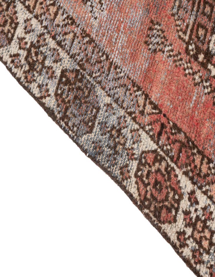 Detail image of  3' 8 x 6'  Hand Knotted Ultra Vintage Persian Wool Rug